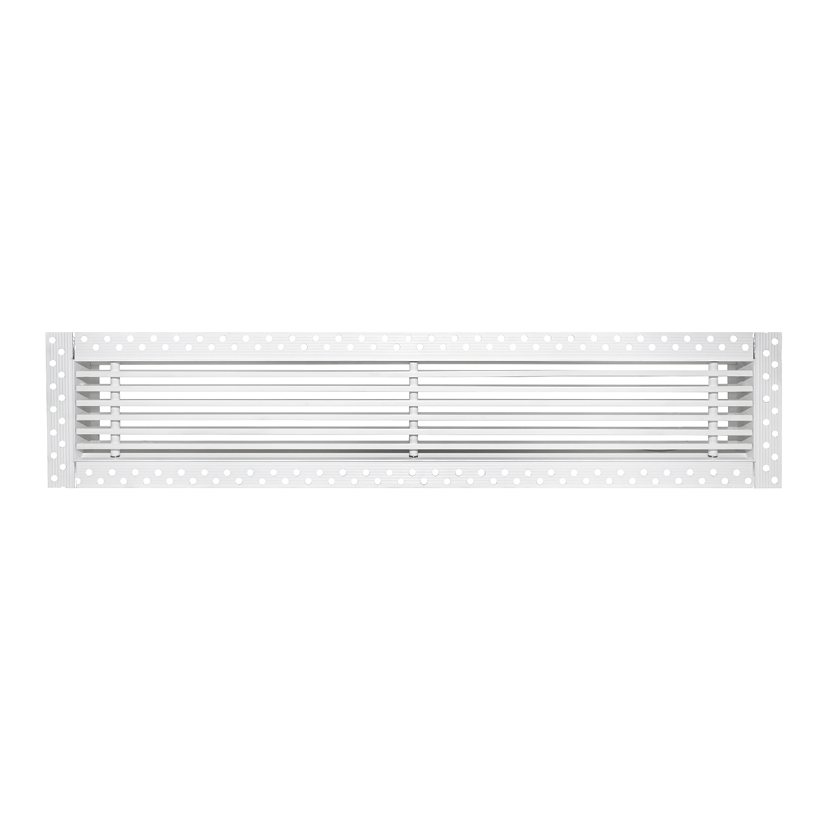 Дизайнерская съемная решетка для скрытого монтажа Brofer FUTURE-10 400x200 белая