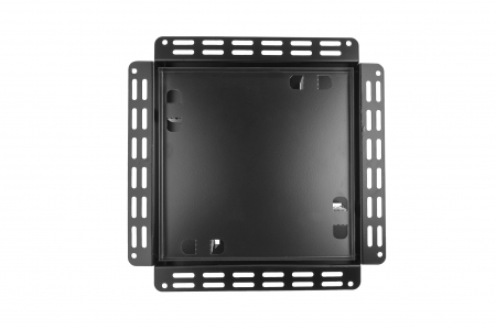 Решетка теневая под плитку РТМ 260х260мм для вентилятора d160мм черная металлическая